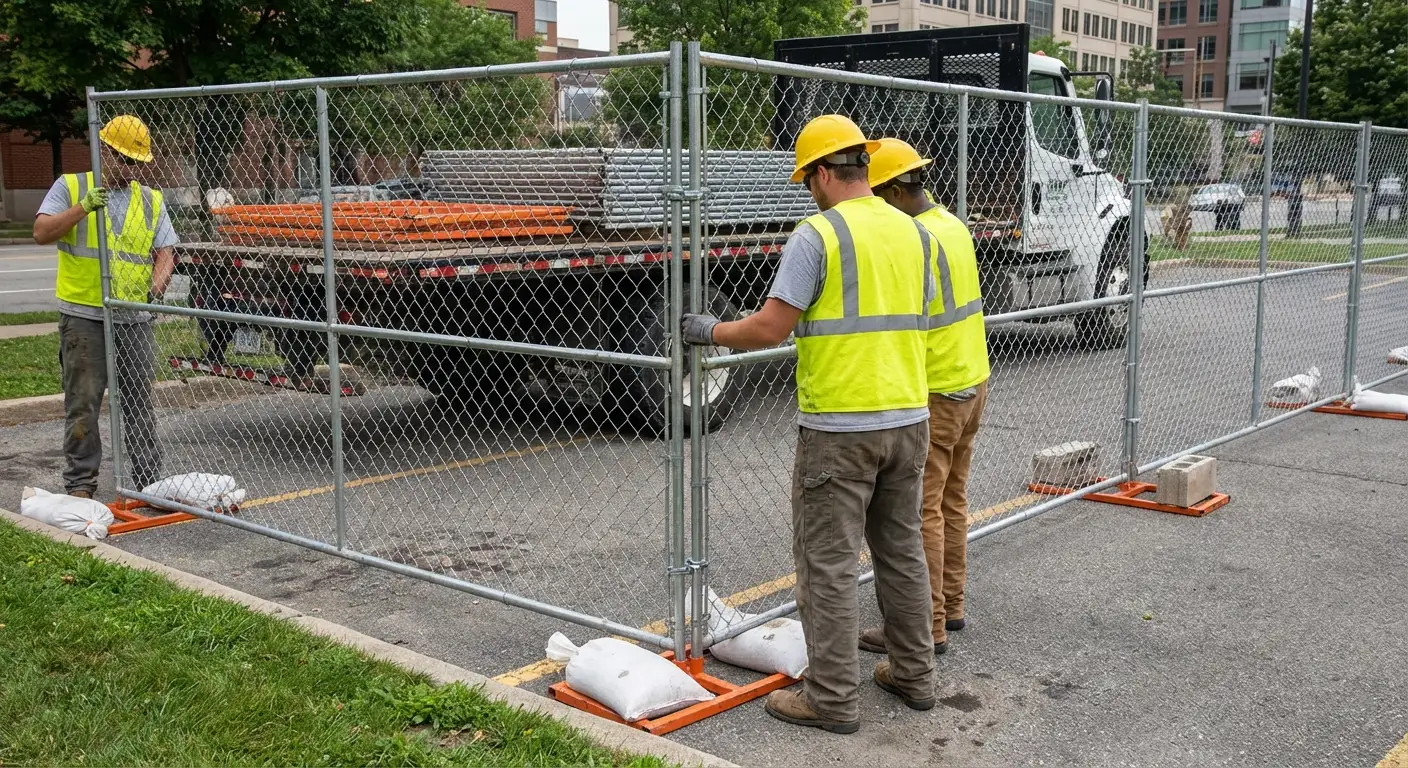 Temporary fencing solutions meeting San Jacinto requirements