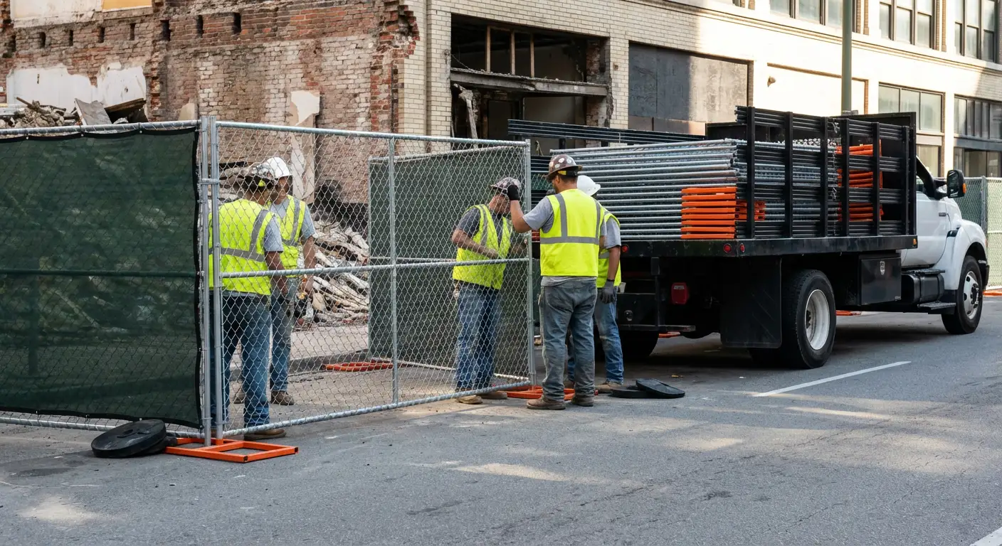 San Jacinto fencing logistics and security challenges