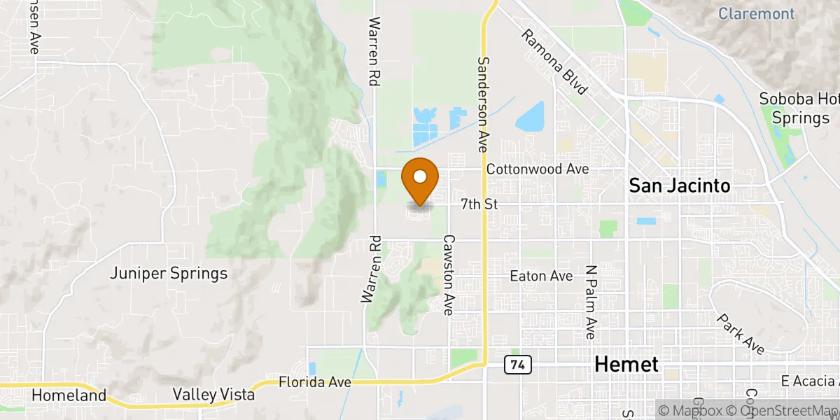  neighborhood map in San Jacinto, CA