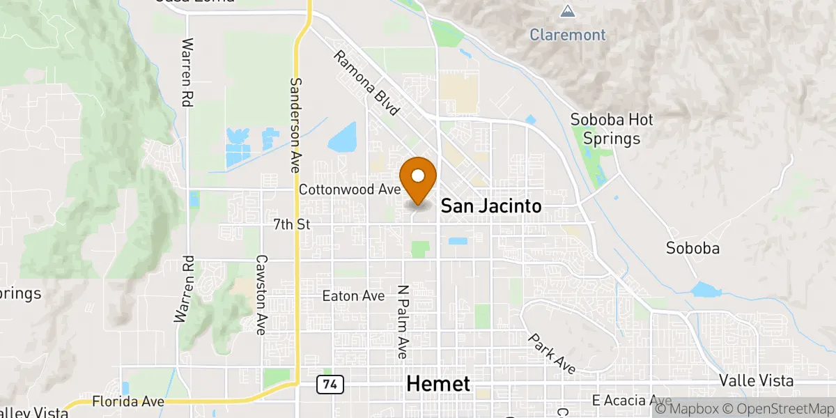  neighborhood map in San Jacinto, CA