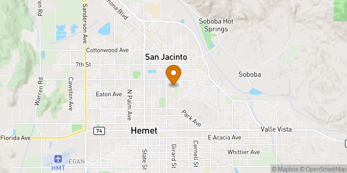  neighborhood map in San Jacinto, CA