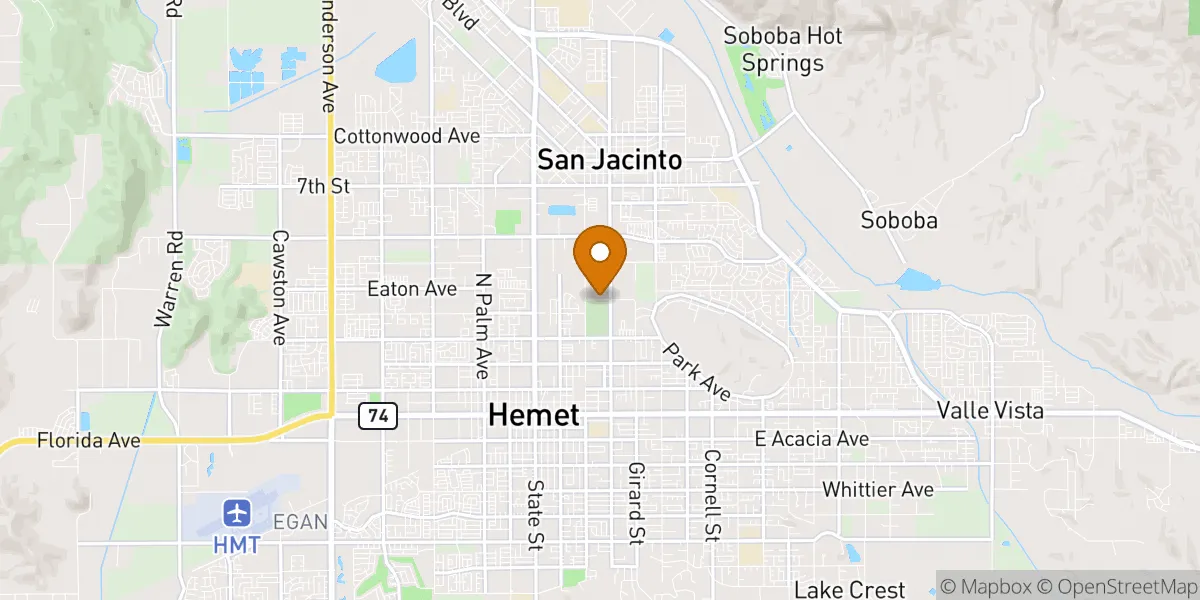 neighborhood map in San Jacinto, CA